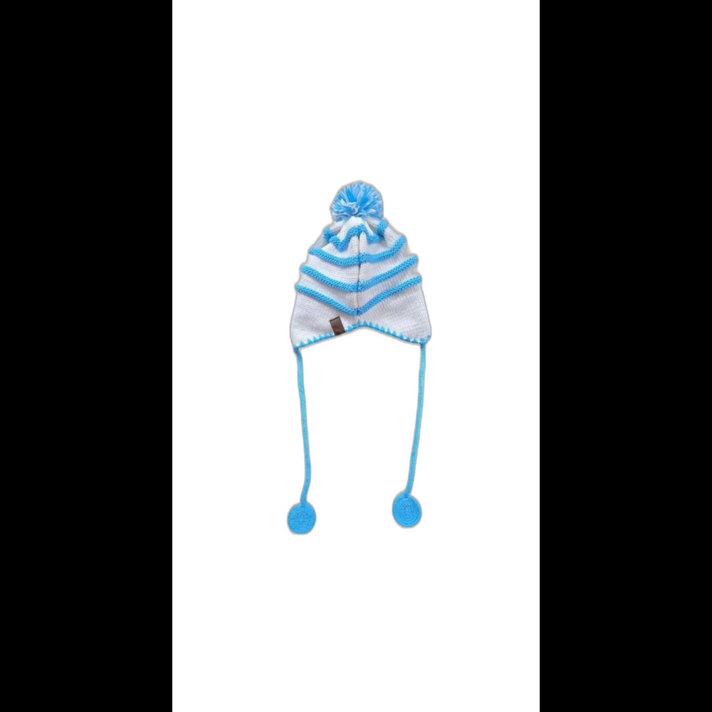 Spyder White and Blue Hat